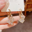 Brinco de Cascata Roxa Brilhante <strong>(COMPRE 1 PAR LEVE 2)</strong>