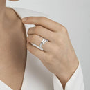 Anel de Abraço - Prata e Tamanho Único