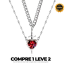 Compre 1 leve 2, Kit dois colares coração e espada True Romance edição Delux Original |Desconto válido só hoje 28/04