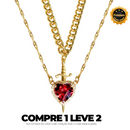 Compre 1 leve 2, Kit dois colares coração e espada True Romance edição Delux Original |Desconto válido só hoje 28/04
