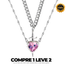 Compre 1 leve 2, Kit dois colares coração e espada True Romance edição Delux Original |Desconto válido só hoje 28/04