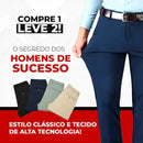 COMPRE 1 E LEVE 2 |  Calça Social Clássica Alfaiataria Gentleman 2025 + Brinde Cinto Social Couro
