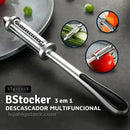 Descascador de Legumes e Frutas Multifuncional 3 em 1 BStocker (LEVE 2 E GANHE OUTRO DE BRINDE)