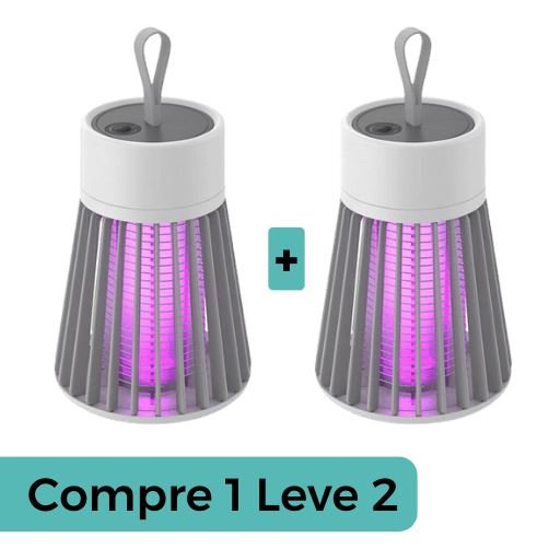 Lâmpada Mata Mosquitos Ultravioleta - COMPRE 1 E GANHE OUTRO DE BRINDE!