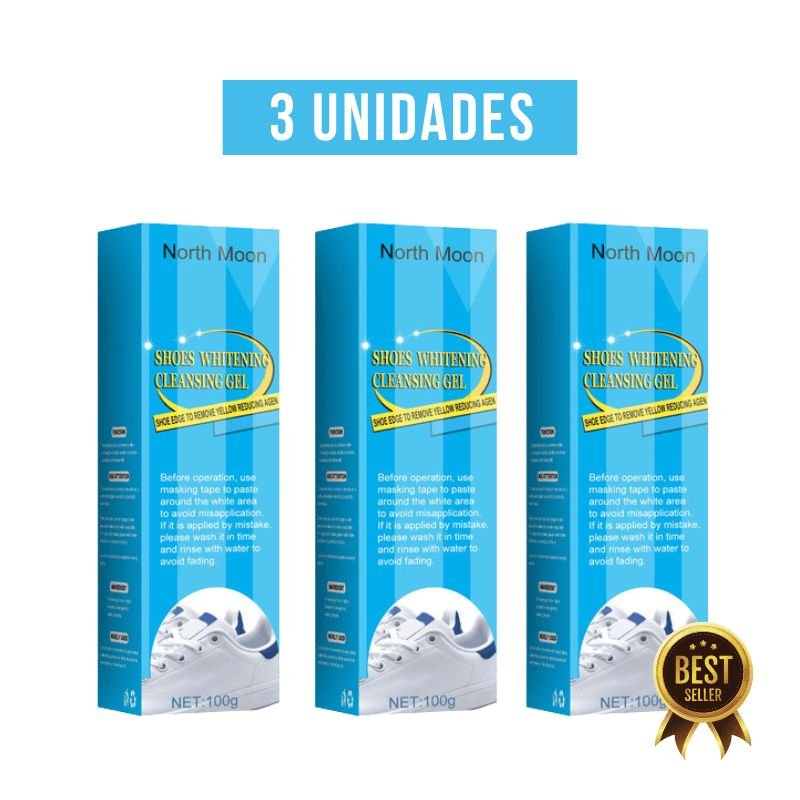 Limpa Tênis North Moon Powerstill - Branco Renovado