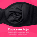 Sutiã Femme Comfort Premium - Suporte Máximo Sem Alças - (PAGUE 1 e LEVE 2)