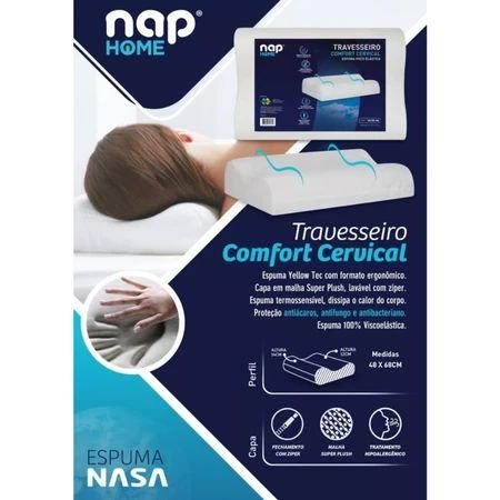 Travesseiro Anatômico com 6 Alturas – Good Spine GS11 (Economize levando o KIT com 2)